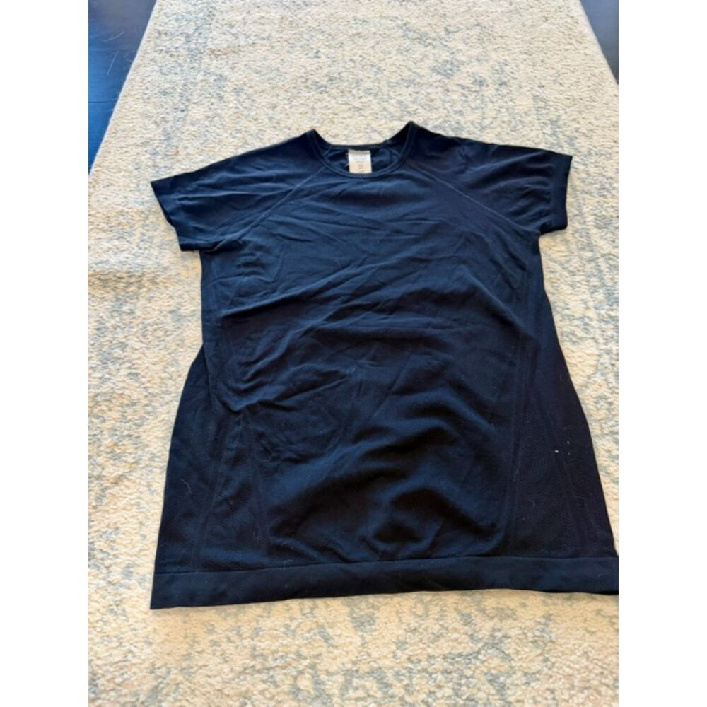 Athleta Girl XL (14) Black Power Up Sport Length Tee